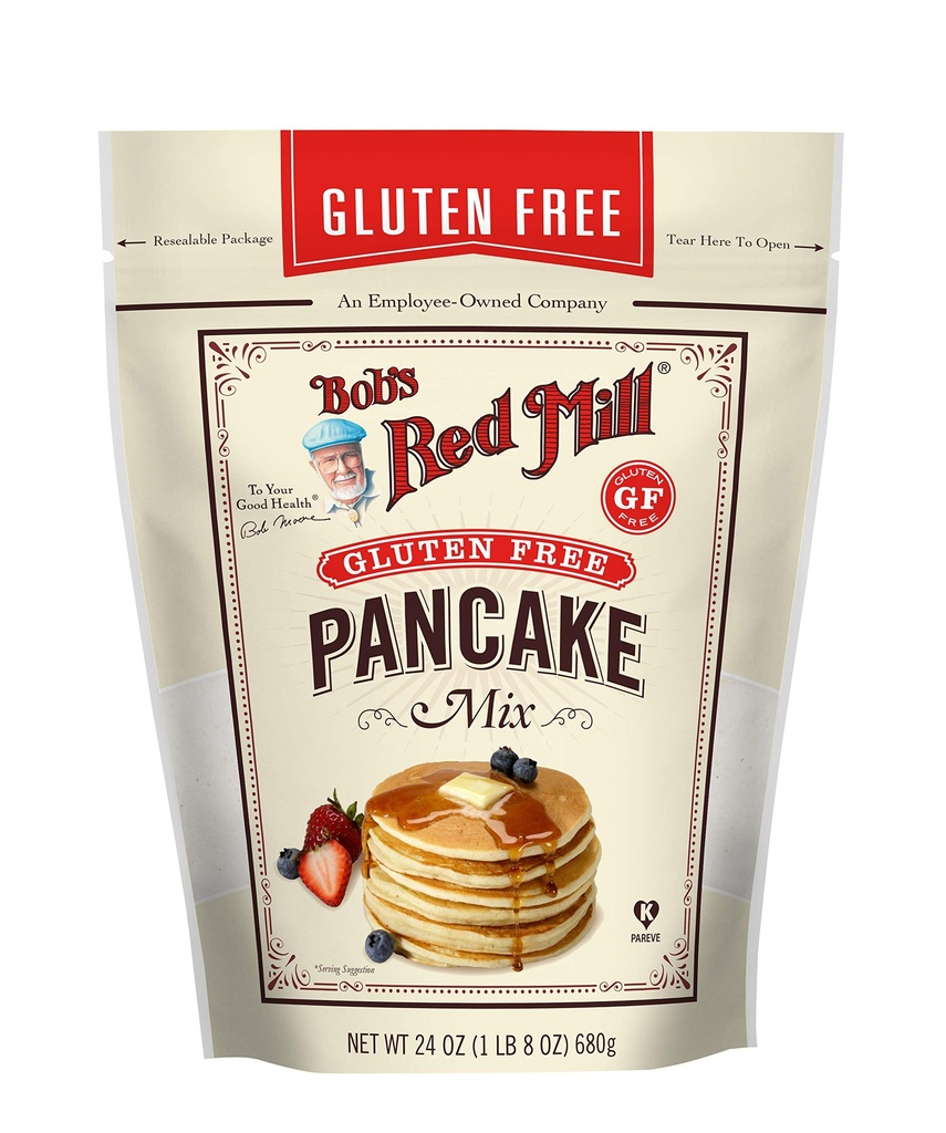 Bobs Red Mill Pancake Mix GF 4/24oz 