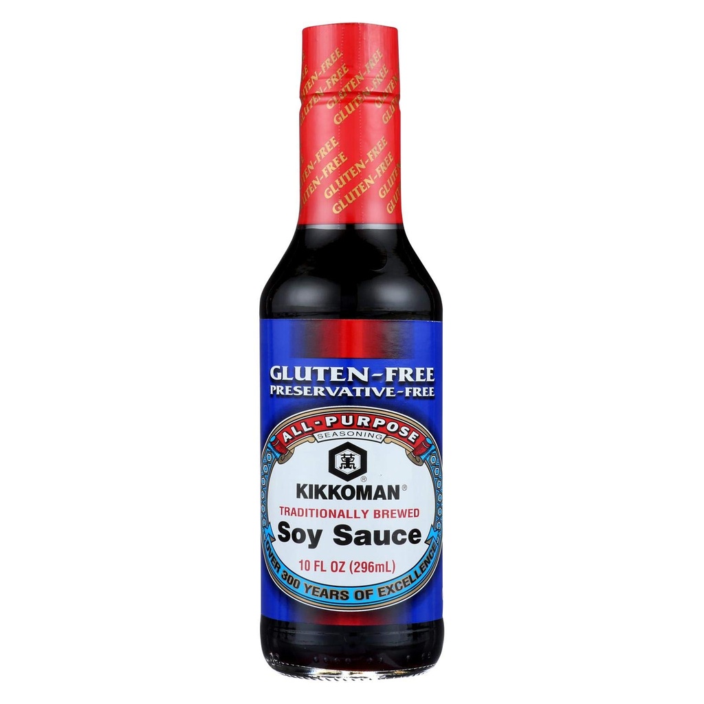 Sauce Soy GF 6/10oz Kikkoman