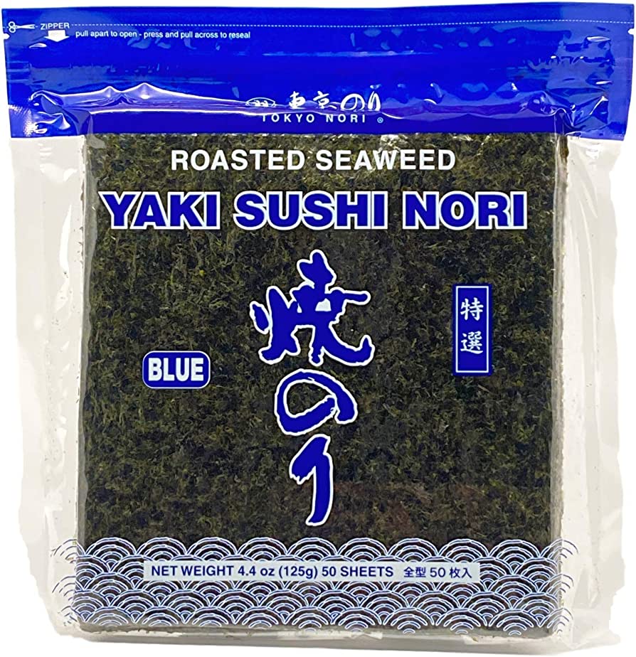 Nori Full Blue Seaweed 10/50ct