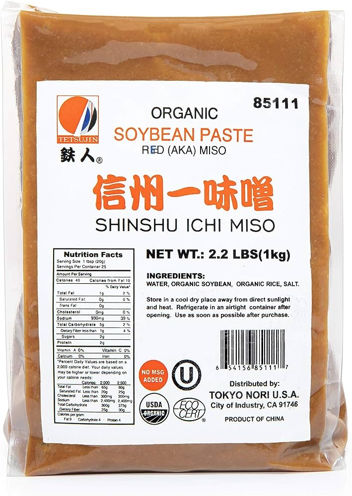 Miso paste red (Aka) 2.2lb retail 