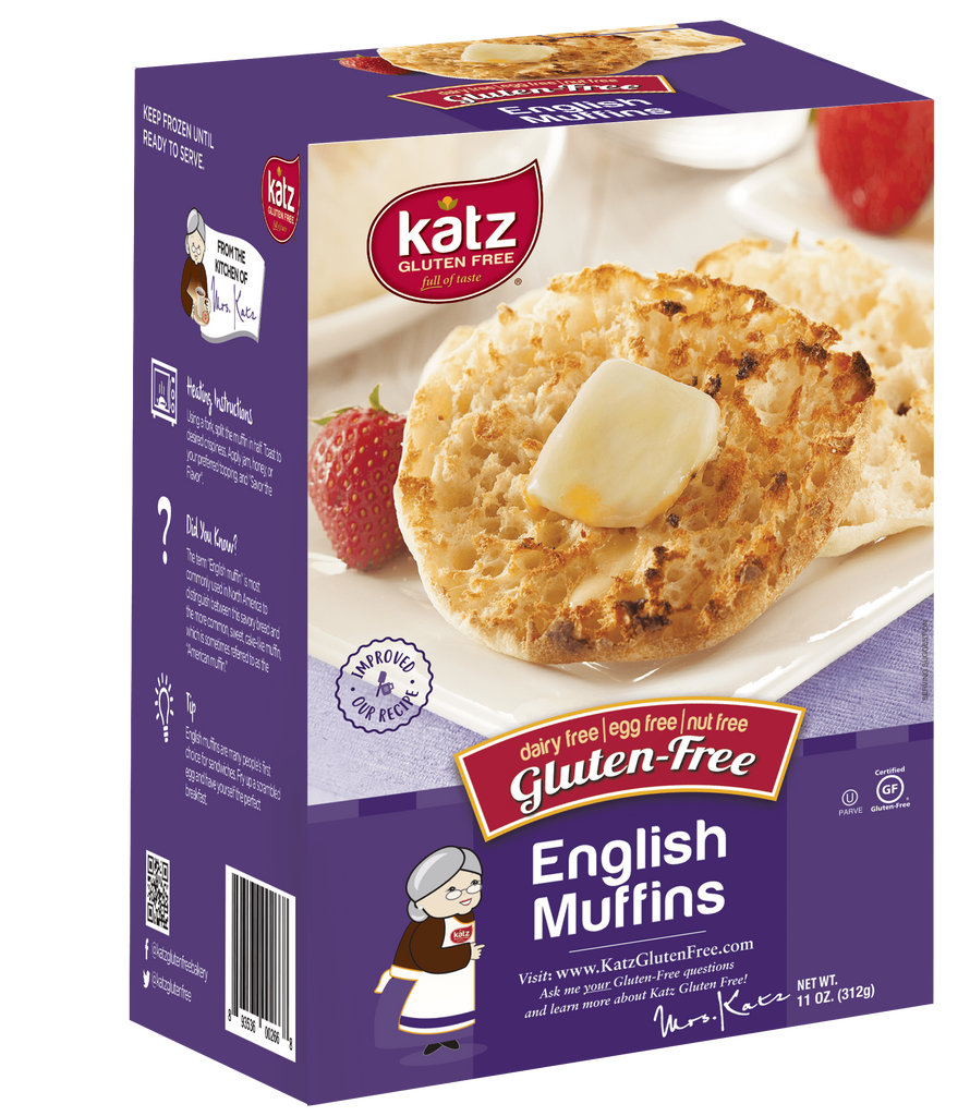 Muffin English GF 6/11oz Katz