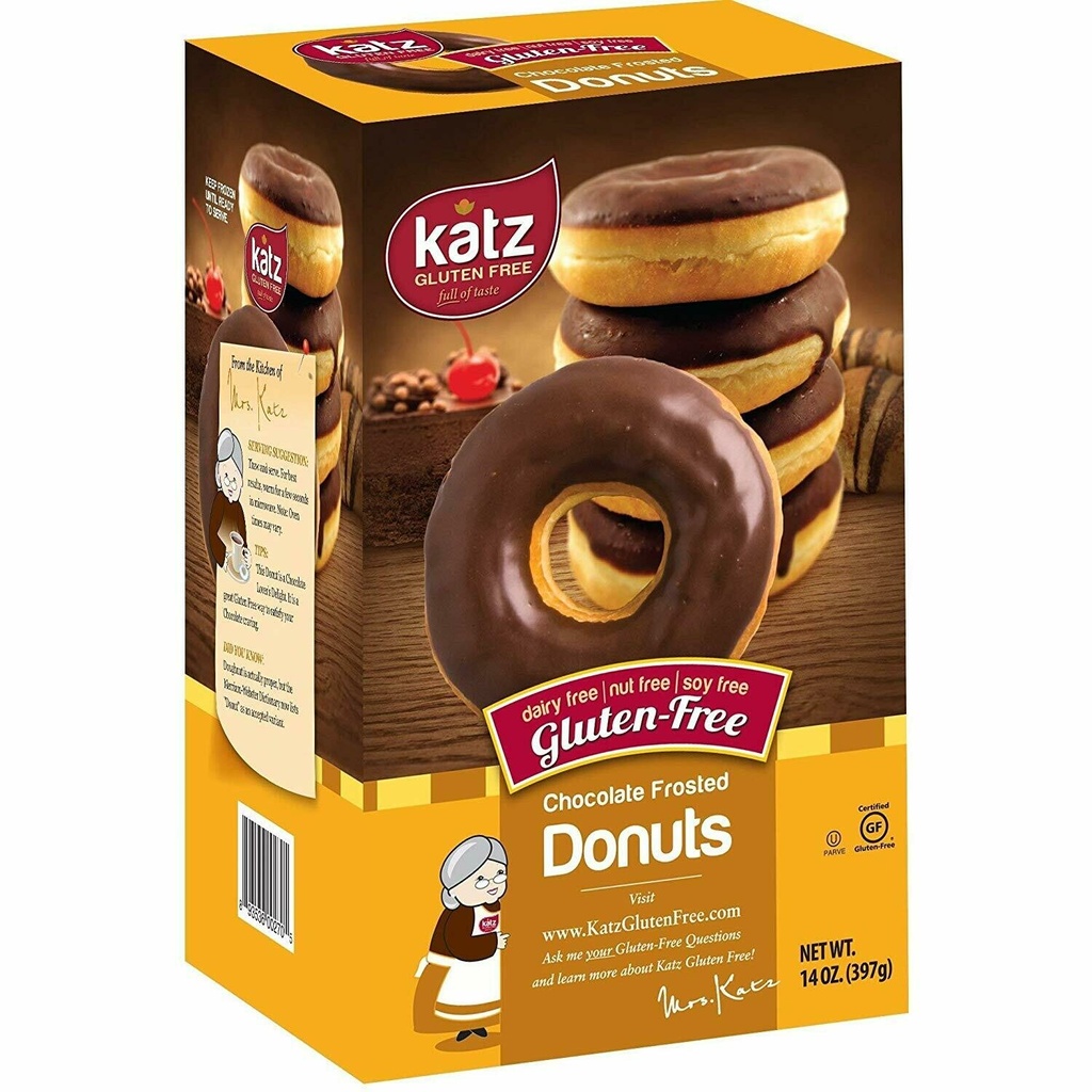 Donuts Chocolate Frosted 6 6/14oz Katz