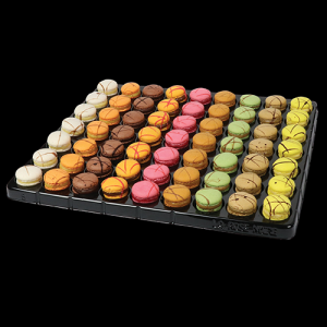 French Macaron mini assorted La Rose Noire 1/126CT