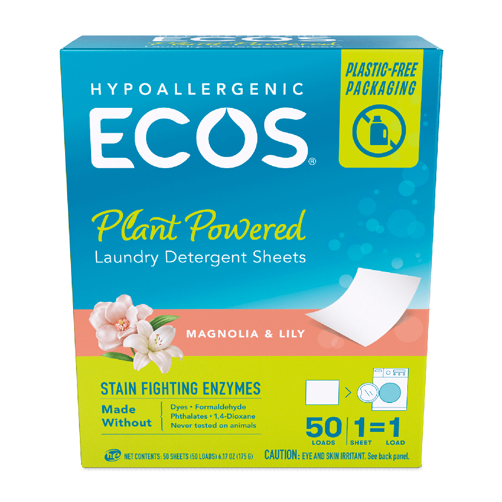 ECOS Next Liquidless Laundry detergent Magnolia-lily 50CT