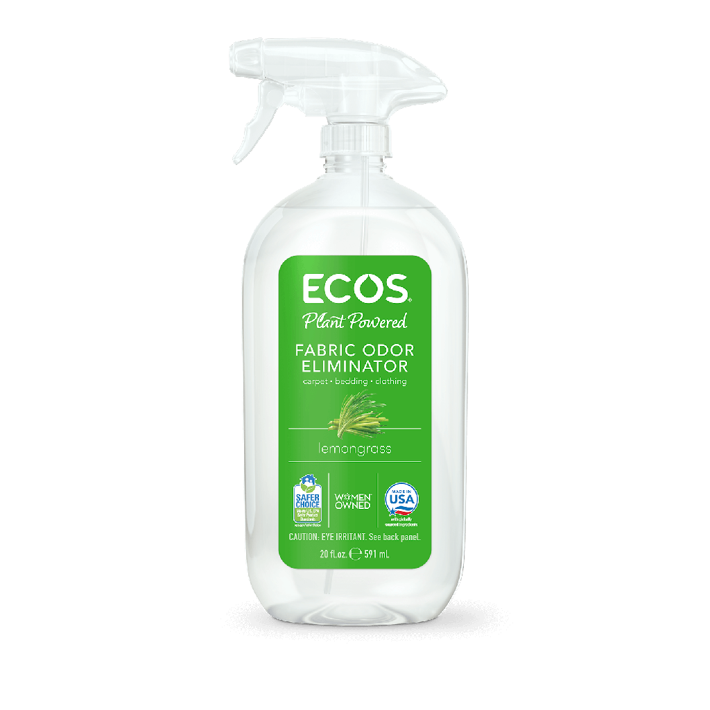 ECOS Breeze Fabric Odor eliminator, Lemongrass, 6/20oz