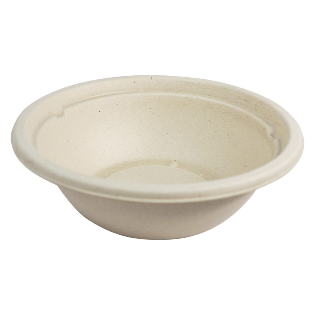 Bowl Unblch 24 - 32oz Plant Fiber Comp-Bio 4/125ct