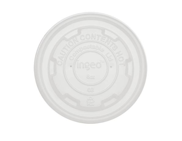 Paper Bowl Lid Clear 12-32oz  Eco CPLA 20/50ct