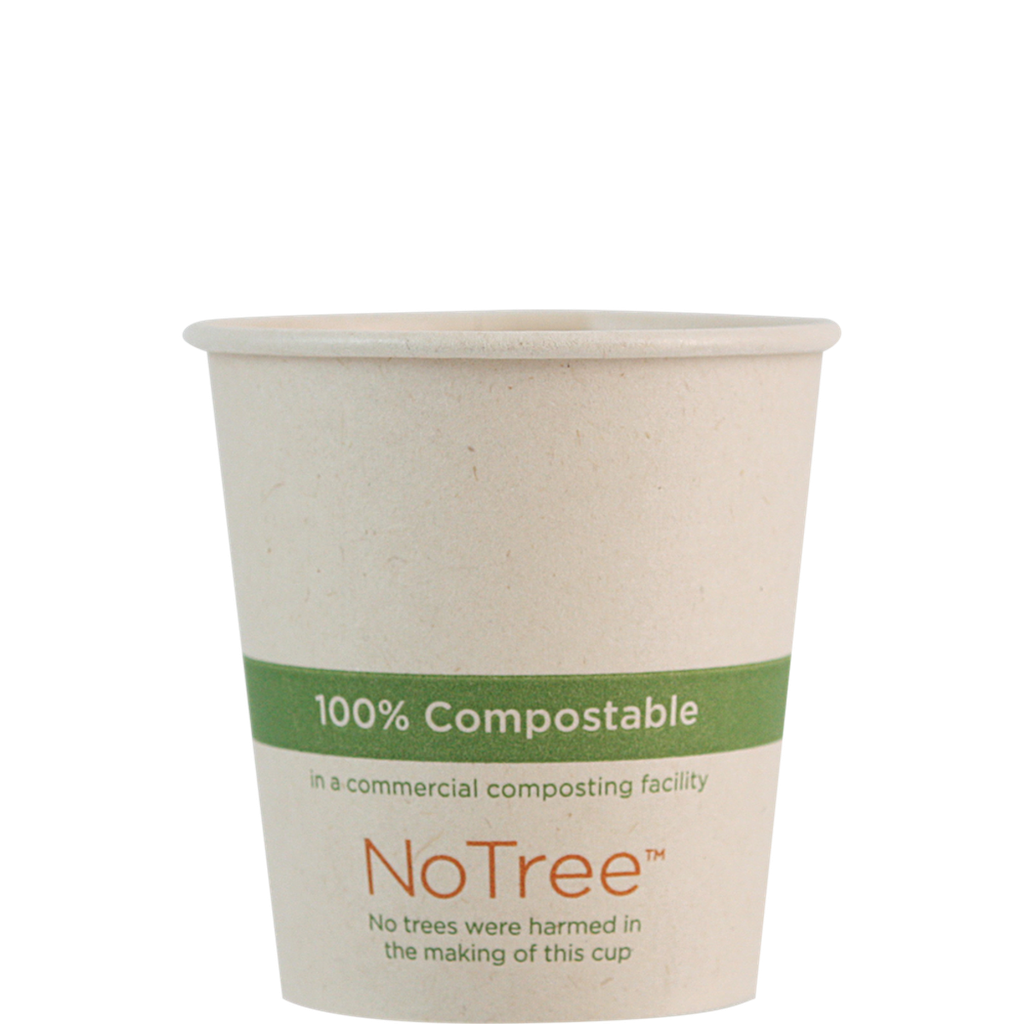 Cup Hot 4oz " NO TREE " 20/50ct # CU-SU-4