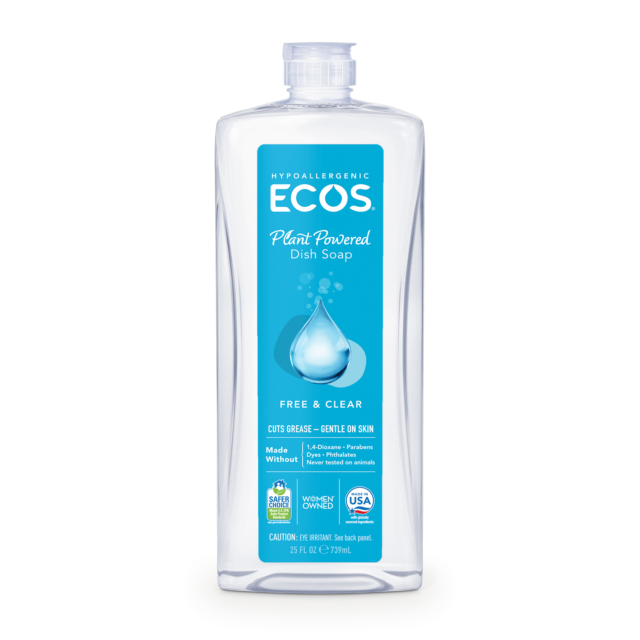 ECOS Dishmate Free & Clear 6/25oz