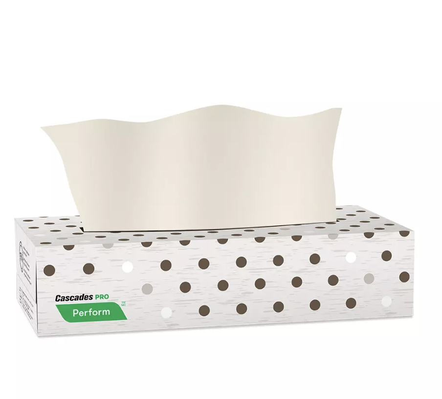 Cascades FT Ferform Latte Flat Box Facial Tissue 30/100/2ly  F300