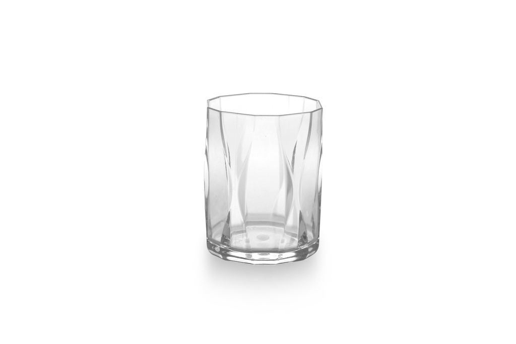 Acrylic drinking cup Diamond S 300ml 7.5*9.7cm 20/cs