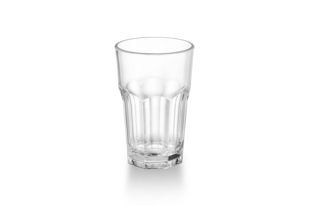 Acrylic drinking cup tumbler S 280ml 7.5*11.5cm 12/cs