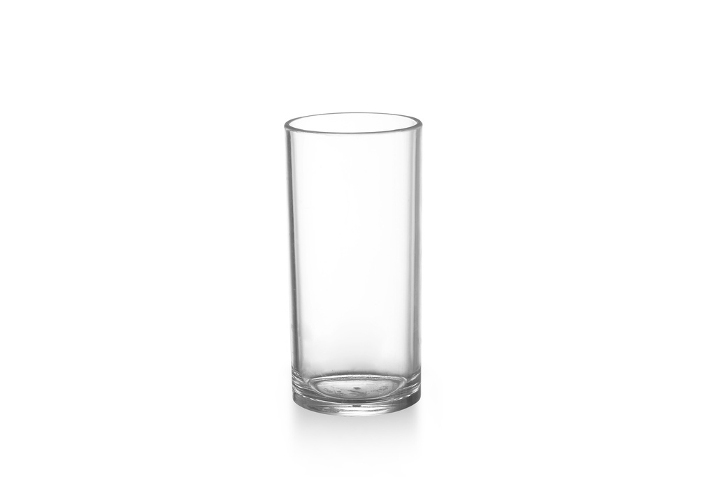 Acrylic drinking cup classic S 335ml 6.5*13.5cm 24/cs