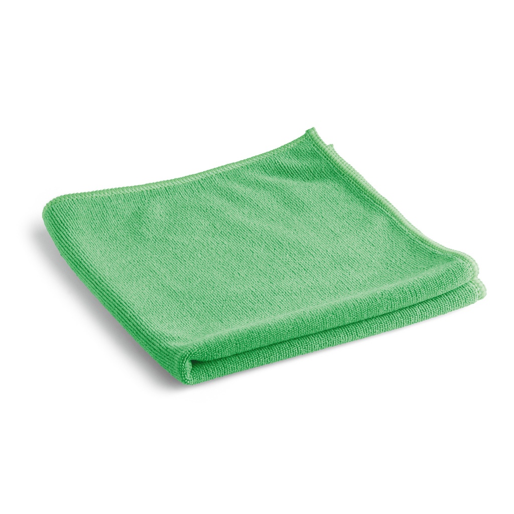 Microfiber Cloth Green Pack of 12 Pcs