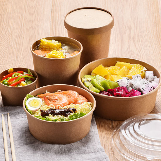 New Gen. Bamboo Fiber Salad Bowl with Lids 1300ML 6/50