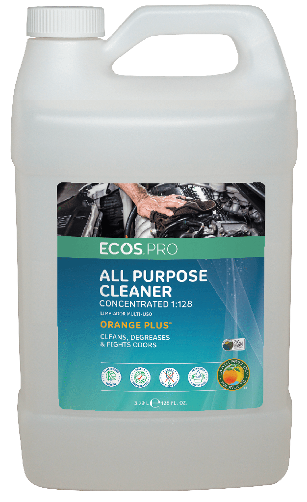 ECOS® Pro Orange Plus® 1:128 Concentrate All Purpose Cleaner, Degreaser 4/1G