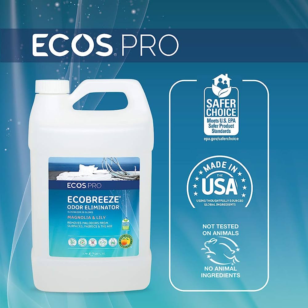 ECOS® Pro EcoBreeze Odor eliminator, Magnolia & Lily 4/1GL