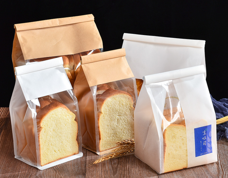 Kraft Bread Bag vs. window S 13*11*28 15/50