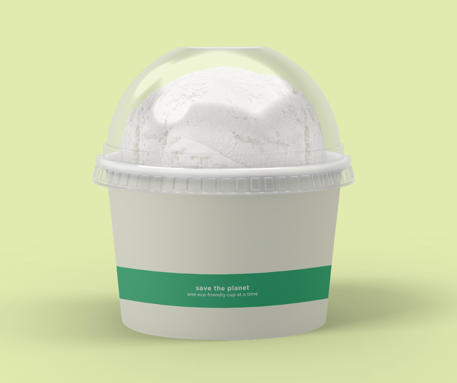 TE white Ice cream bowl 8oz 20/50ct