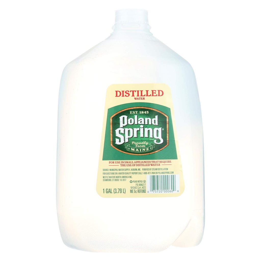 Pure life distilled water 1 gallon