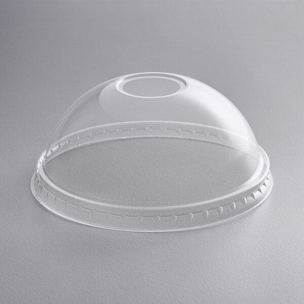 PLA Dome lid for cold cup - with hole 20/50ct