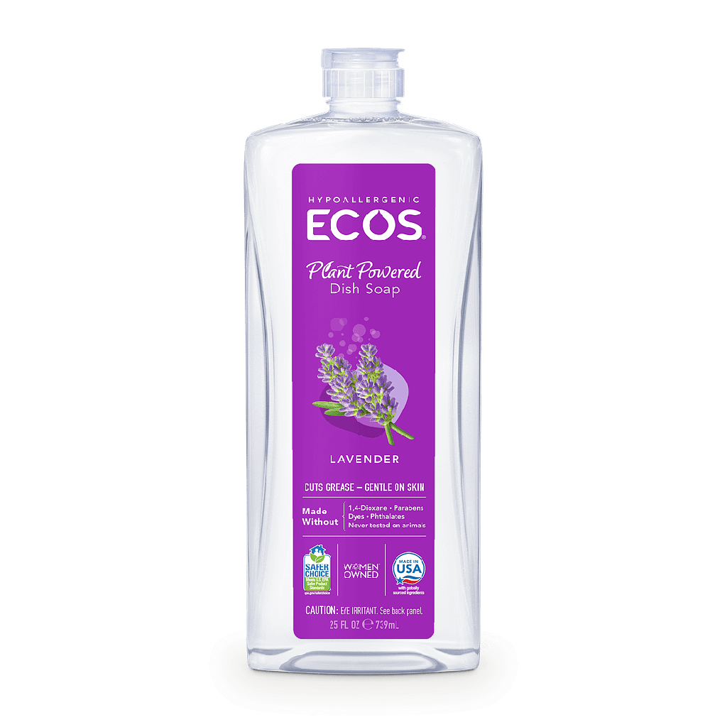 ECOS Dish soap, Lavender 6/25oz