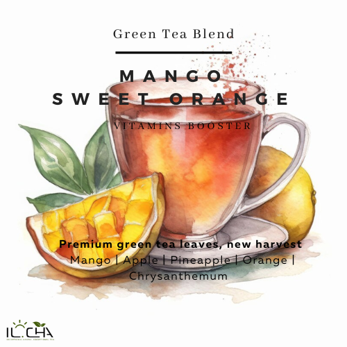 IL-CHA organic tea wholesale bag 2lb - Mango sweet orange