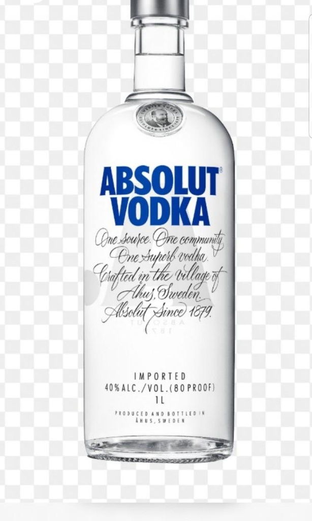 Absolut Blue 40% 12/1L