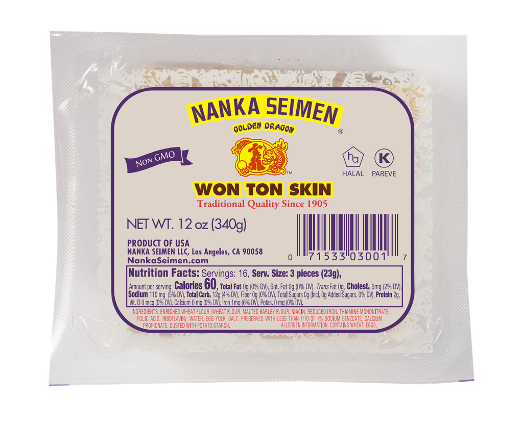 "Nanka Seimen" Wonton skin 12/12oz
