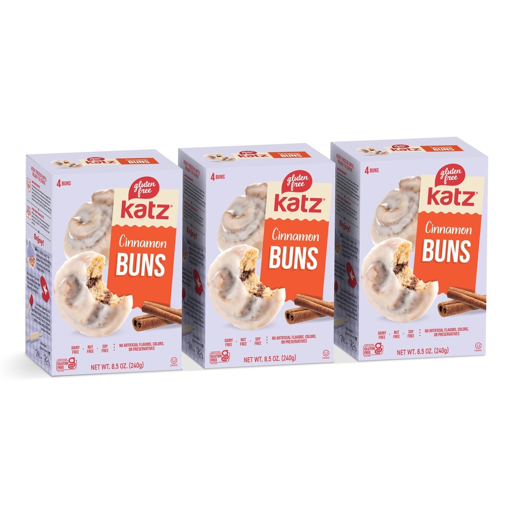 GF Cinnamon Buns Katz 6/8/25g