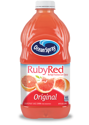 [GL27697] Grapefruit Juice Ruby Red 8/60oz