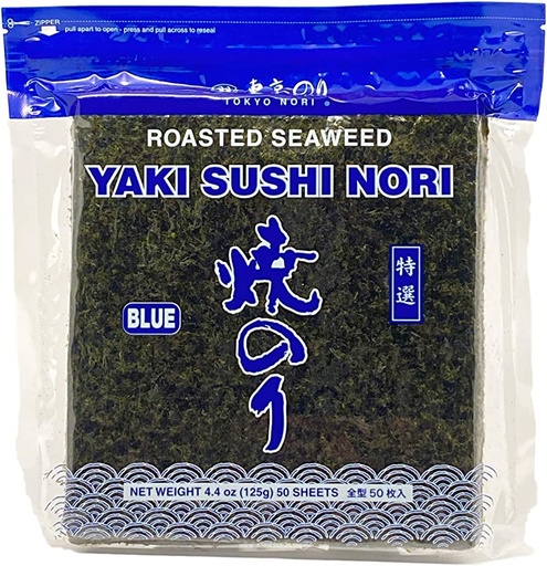 [80803] Nori Full Blue Seaweed 10/50ct