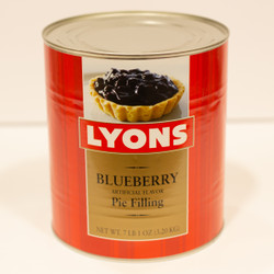 [Lyons0050] Filling Blueberry Pie 6/7.1lb