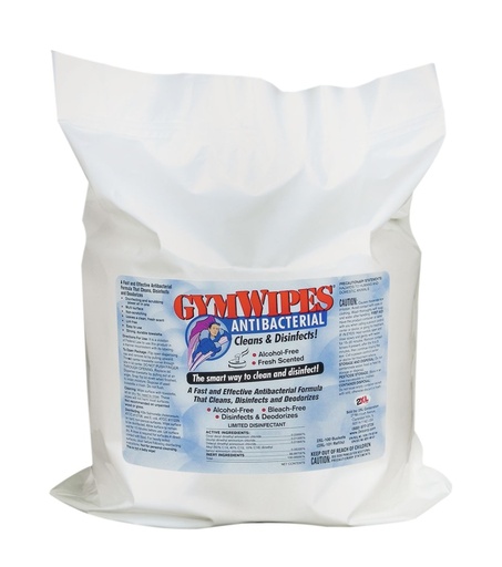 [2XL-101] Gym Wipes Antibacterial Refills 700ct