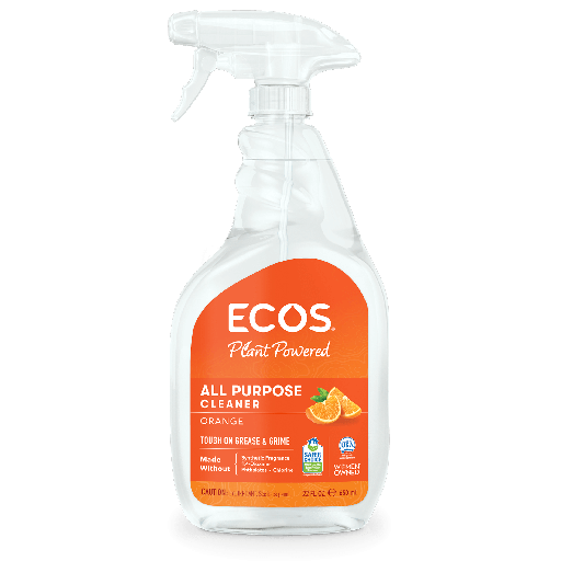 [ECOS0004881] ECOS All purpose cleaner, Orange 6/22oz