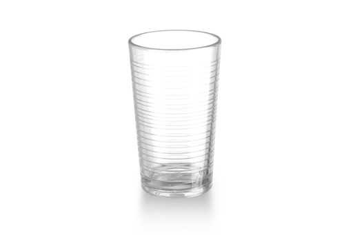 [FUBU8965] Acrylic drinking cup ripple M 340ml 7.6*13cm 24/cs