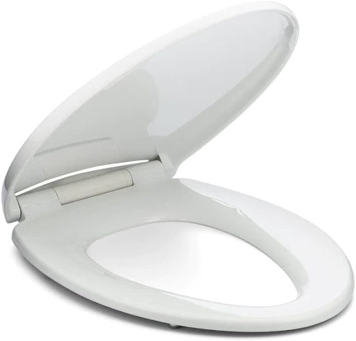 [N7700TSR-WHT] Seat - Round Plastic Rubber bumpers White Niagara