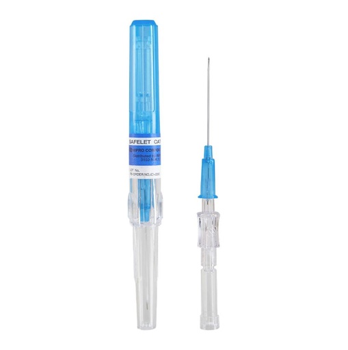 [VSH#CI2225-2C] Nipro safelet IV catheter 22Gx1Blue 200/cs